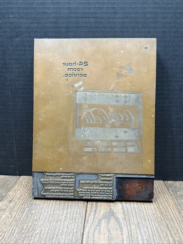 Vintage coke printing plate - vintage,